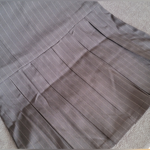 Sincerely Jules Pinstripe Pleated Mini Vest Dress Women's M Y2K Preppy LIKE NEW - Picture 12 of 12